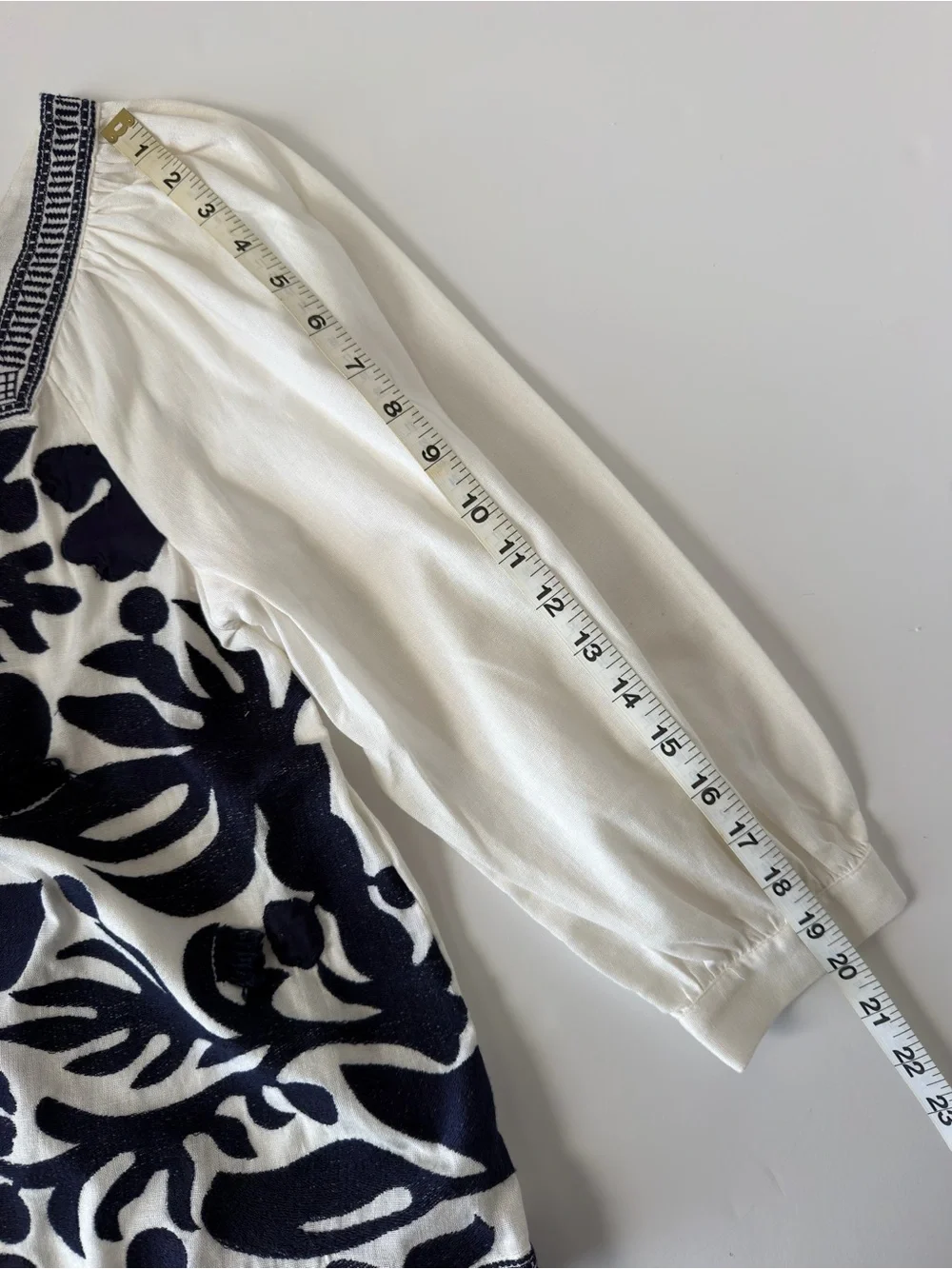 NWT Maeve by Anthropologie Liyah Embroidered Peasant Blouse